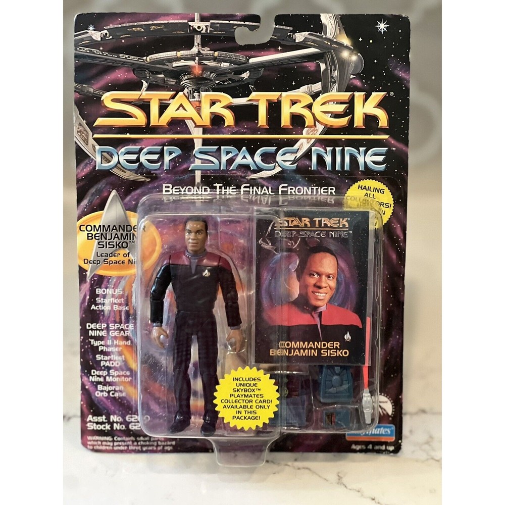 1993 Star Trek DS9 Commander Benjamin Sisko figure MOC NIB